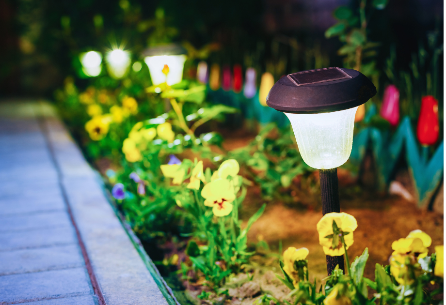 Solar-powered lights